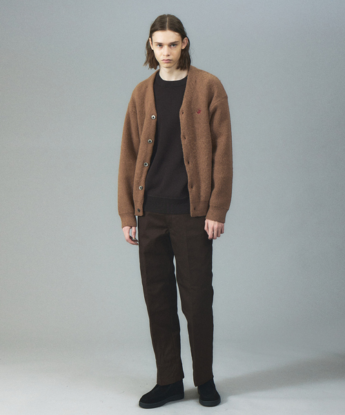 BEVERLY HILLS POLO CLUB（ビバリーヒルズポロクラブ）の「【BEVERLY HILLS POLO CLUB / ビバリーヒルズポロクラブ】 モヘアライクシャギーニットルーズカーディガン/アンサンブル対応（ニット/セーター・メンズ・ダークグリーン/ネイビー/オレンジ/モカ・M/L/XL）」の21枚目の写真