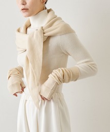 別注☆ASAUCE MELER/アソースメレ☆トライアングル☆カシミヤストール ASAUCE MELER（アソースメレ） ストール マフラー 「ASAUCE MELER