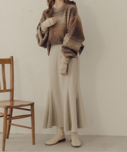 fupel（フぺル）の「リブ編みアームカバー（アームカバー・レディース・モカ/ベージュ/ブラウン系その他・FREE）」の9枚目の写真