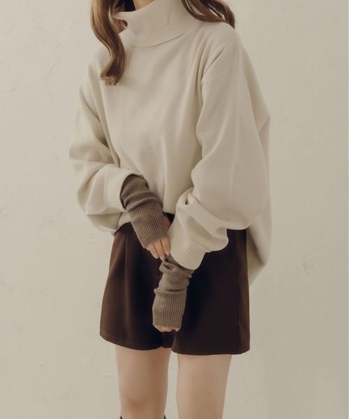 fupel（フぺル）の「リブ編みアームカバー（アームカバー・レディース・モカ/ベージュ/ブラウン系その他・FREE）」の13枚目の写真