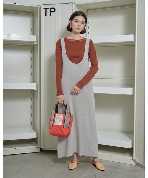 THEATRE PRODUCTS（シアタープロダクツ）の「MISSISSIPPI Ssize／ジャガードテープ バッグ（トートバッグ・レディース・レッド/グリーン/ネイビー/パープル/チャコールグレー/ブラウン・FREE）」の16枚目の写真