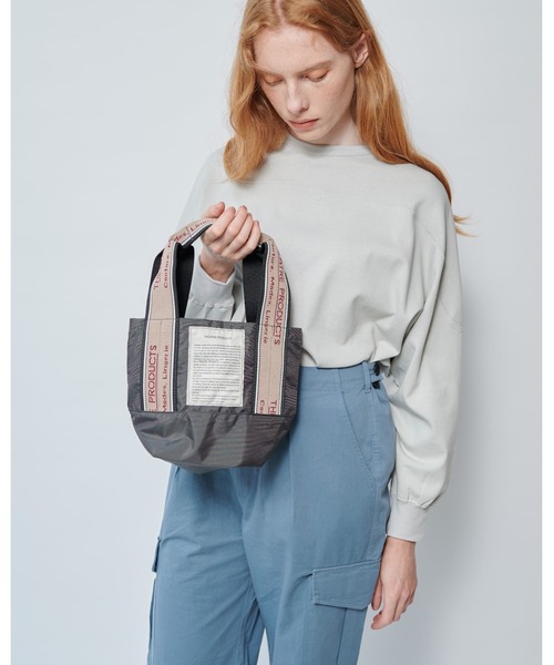 THEATRE PRODUCTS（シアタープロダクツ）の「MISSISSIPPI Ssize／ジャガードテープ バッグ（トートバッグ・レディース・レッド/グリーン/ネイビー/パープル/チャコールグレー/ブラウン・FREE）」の8枚目の写真