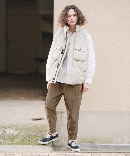 CAMBIO(カンビオ)の「mp10565- Wide Wale Corduroy Stretch Soft Sarrouel Tapered Pants テーパードパンツ(その他パンツ・メンズ・ブラック/アイボリー/モカ・L/M/S)」の8枚目の写真