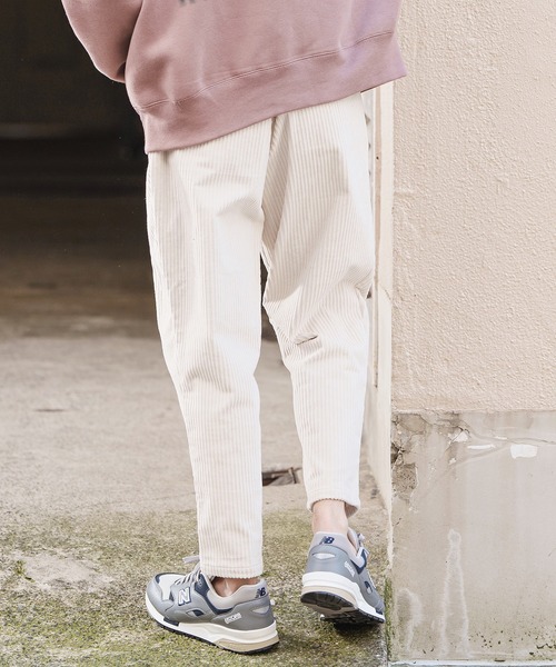 CAMBIO(カンビオ)の「mp10565- Wide Wale Corduroy Stretch Soft Sarrouel Tapered Pants テーパードパンツ(その他パンツ・メンズ・ブラック/アイボリー/モカ・L/M/S)」の10枚目の写真