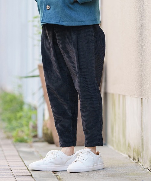 CAMBIO(カンビオ)の「mp10565- Wide Wale Corduroy Stretch Soft Sarrouel Tapered Pants テーパードパンツ(その他パンツ・メンズ・ブラック/アイボリー/モカ・L/M/S)」の14枚目の写真