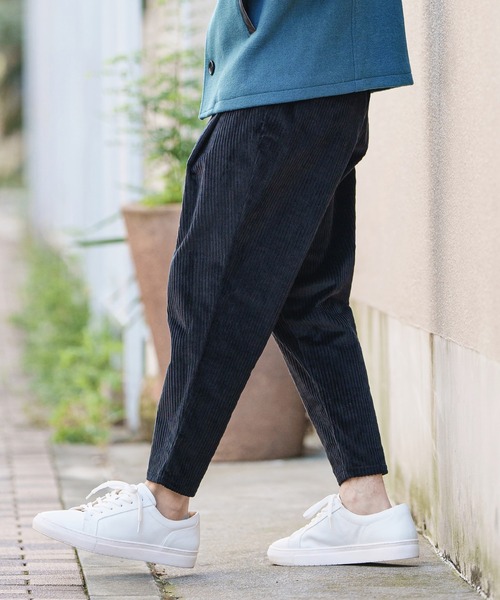 CAMBIO(カンビオ)の「mp10565- Wide Wale Corduroy Stretch Soft Sarrouel Tapered Pants テーパードパンツ(その他パンツ・メンズ・ブラック/アイボリー/モカ・L/M/S)」の15枚目の写真