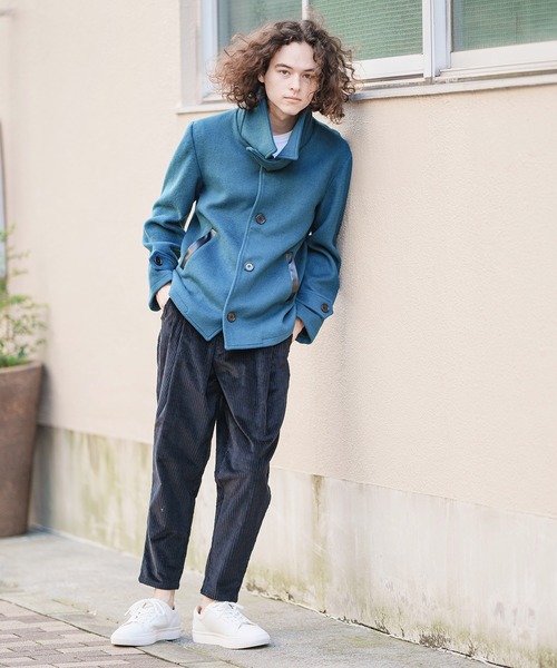 CAMBIO(カンビオ)の「mp10565- Wide Wale Corduroy Stretch Soft Sarrouel Tapered Pants テーパードパンツ(その他パンツ・メンズ・ブラック/アイボリー/モカ・L/M/S)」の18枚目の写真