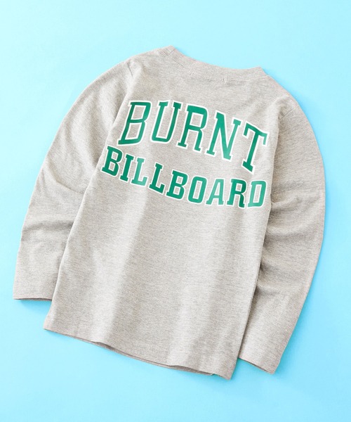 SHISKY（シスキー）の「SHISKY / シスキー 柄込み ロングスリーブ クルーネックTシャツ キッズ（Tシャツ/カットソー・キッズ・チャコール/ミント/ブラック/ホワイト系1/ブラック系2/ネイビー/ブラウン/杢グレー/グレー系1/グレー系/ベージュ系/オフホワイト/ブラック系1/ホワイト系/ブラック系/グリーン系/カーキ/ダークグリーン/サックスブルー/ベージュ・110/160/120/140/150/130）」の11枚目の写真