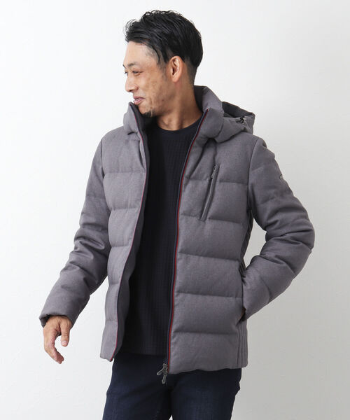 Stutostein Nolley's（シュテットシュタインノーリーズ）の「【WEB限定カラーあり】【河田フェザー】ストレッチダウンジャケット（ダウンジャケット/コート・メンズ・インディゴブルー/ネイビー/グレー/ブラック・S/M/L/XL）」の17枚目の写真