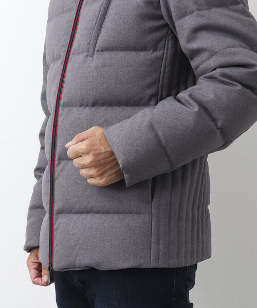 Stutostein Nolley's（シュテットシュタインノーリーズ）の「【WEB限定カラーあり】【河田フェザー】ストレッチダウンジャケット（ダウンジャケット/コート・メンズ・インディゴブルー/ネイビー/グレー/ブラック・S/M/L/XL）」の21枚目の写真