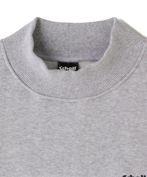 schott（ショット）の「Schott/ショット/MOCK NECK SWEATSHIRT/モックネック スウェットシャツ（スウェット・メンズ・キナリ/チャコール/その他/オリーブ系・XL/L/2XL/M）」の12枚目の写真