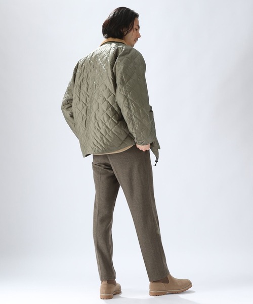 niko and...（ニコアンド）の「【GYMPHLEX(ジムフレックス)】キルティングダウンジャケット（ダウンジャケット/コート・メンズ・ネイビー/オリーブ・MEDIUM）」の5枚目の写真