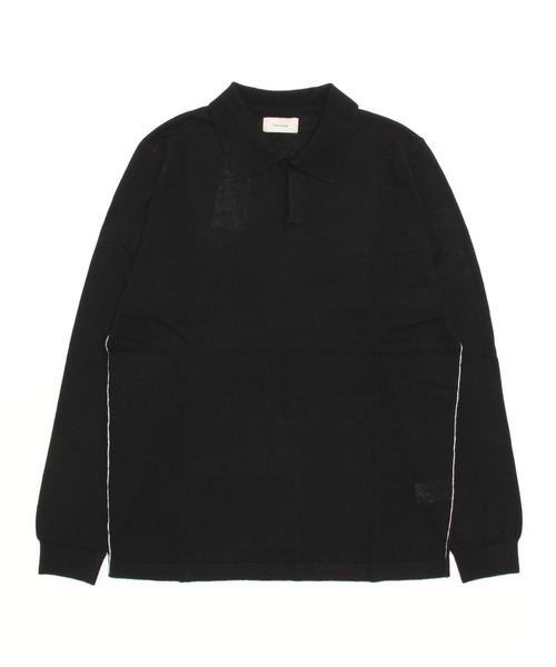 Toironier(トワロニエ)の「Toironier/トワロニエ/Skipper Polo Knit(ポロシャツ・メンズ・ブラック/ネイビー/ホワイト/レッド・F)」の8枚目の写真