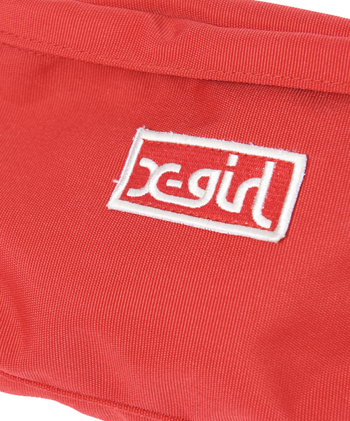 X-girl（エックスガール）の「LOGO HIP PACK（ボディバッグ/ウエストポーチ・レディース・ブラック/レッド/ライトブルー・ONE SIZE）」の6枚目の写真