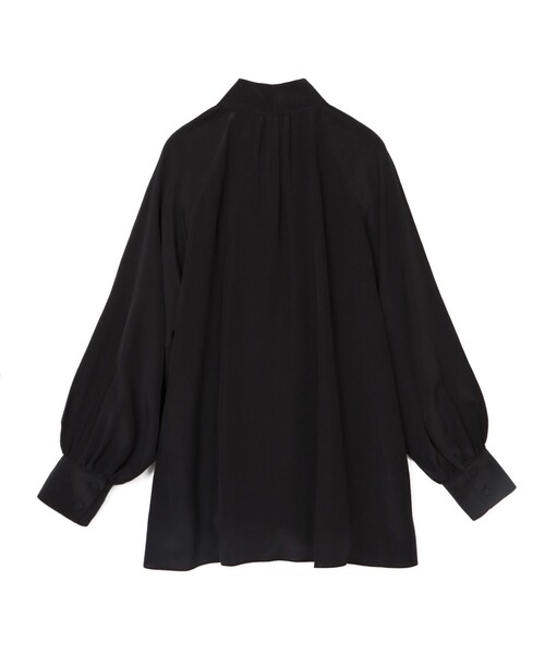 ANAYI(アナイ)の「シルクデシンボウタイチュニック ブラウス(シャツ/ブラウス・レディース・ブラック/ラベンダー・38/36)」の20枚目の写真