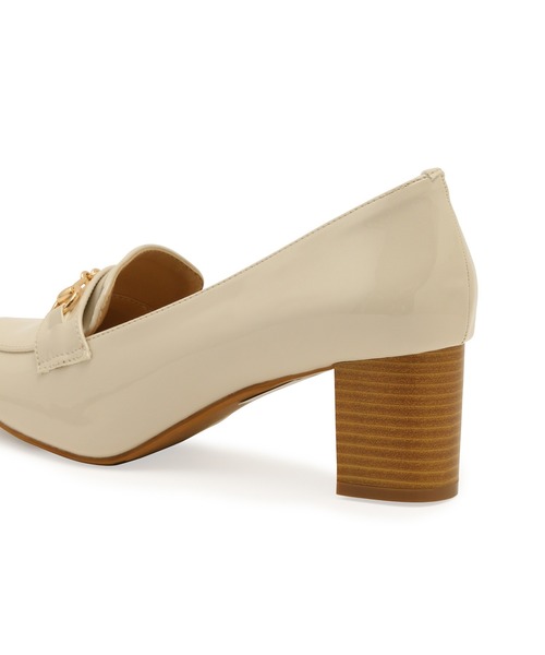 HARUTA（ハルタ）の「ROPE' PICNIC PASSAGE byHARUTA/エナメルビット付ヒールアップローファー（ローファー・レディース・キナリ/ブラック/グレー系その他・22.5cm/23.0cm/23.5cm/24.0cm/24.5cm）」の5枚目の写真