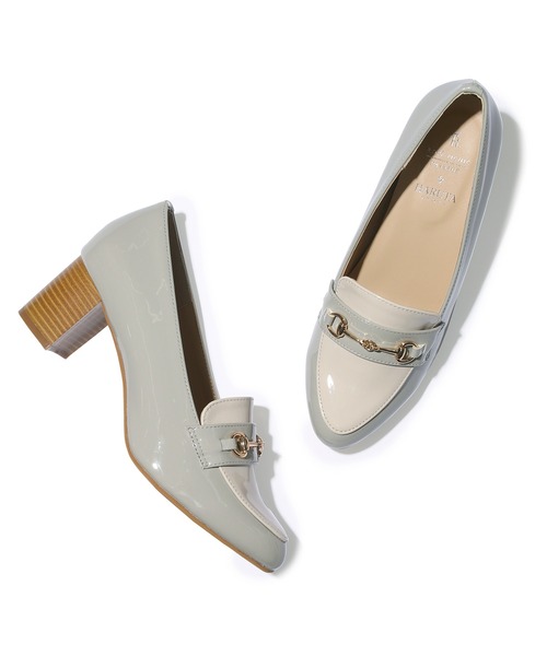 HARUTA（ハルタ）の「ROPE' PICNIC PASSAGE byHARUTA/エナメルビット付ヒールアップローファー（ローファー・レディース・キナリ/ブラック/グレー系その他・22.5cm/23.0cm/23.5cm/24.0cm/24.5cm）」の10枚目の写真