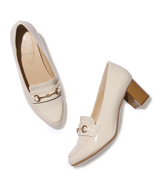 HARUTA（ハルタ）の「ROPE' PICNIC PASSAGE byHARUTA/エナメルビット付ヒールアップローファー（ローファー・レディース・キナリ/ブラック/グレー系その他・22.5cm/23.0cm/23.5cm/24.0cm/24.5cm）」の11枚目の写真