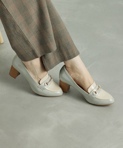 HARUTA（ハルタ）の「ROPE' PICNIC PASSAGE byHARUTA/エナメルビット付ヒールアップローファー（ローファー・レディース・キナリ/ブラック/グレー系その他・22.5cm/23.0cm/23.5cm/24.0cm/24.5cm）」の13枚目の写真