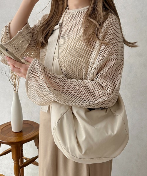 apres jour clair（アプレジュールクレア）の「【apres jour clair×ARIAZ】ショルダーバッグ（ショルダーバッグ・レディース・アイボリー/ブラック/ベージュ/ネイビー/ピンクベージュ・FREE）」の14枚目の写真