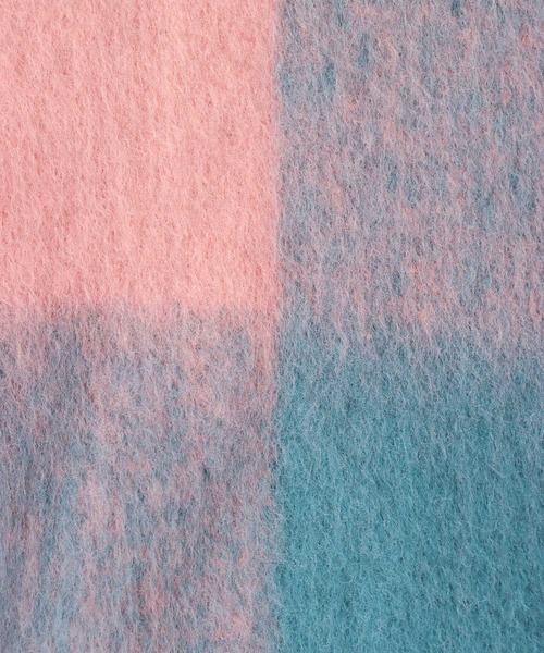 TITE IN THE STORE（ティテ　インザ　ストア）の「モヘアチェックストール（ストール/ショール・レディース・ピンク/イエロー/ブルー・FREE）」の15枚目の写真