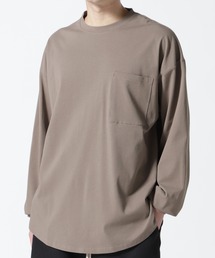 A4A/エーフォーエー/強撚糸ラウンドロングスリーブTシャツ