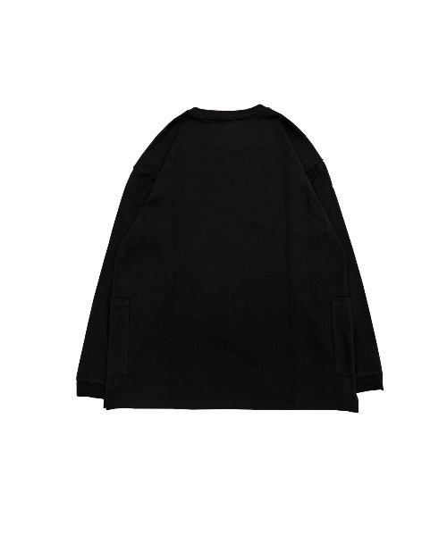 BIG MIKE(ビッグマイク)の「BIG MIKE ビックマイク / W POCKET LS TEE ダブルポケット 長袖Tシャツ ロンT 102318200 102338200(Tシャツ/カットソー・メンズ・ホワイト/ブラック/ミント/ライトピンク/オリーブ/サンドベージュ/チャコールグレー・MEDIUM/LARGE/X-LARGE)」の9枚目の写真