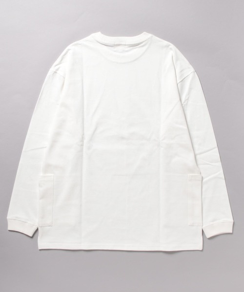 BIG MIKE(ビッグマイク)の「BIG MIKE ビックマイク / W POCKET LS TEE ダブルポケット 長袖Tシャツ ロンT 102318200 102338200(Tシャツ/カットソー・メンズ・ホワイト/ブラック/ミント/ライトピンク/オリーブ/サンドベージュ/チャコールグレー・MEDIUM/LARGE/X-LARGE)」の21枚目の写真
