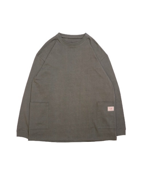 BIG MIKE(ビッグマイク)の「BIG MIKE ビックマイク / W POCKET LS TEE ダブルポケット 長袖Tシャツ ロンT 102318200 102338200(Tシャツ/カットソー・メンズ・ホワイト/ブラック/ミント/ライトピンク/オリーブ/サンドベージュ/チャコールグレー・MEDIUM/LARGE/X-LARGE)」の19枚目の写真