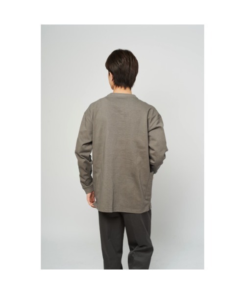 BIG MIKE(ビッグマイク)の「BIG MIKE ビックマイク / W POCKET LS TEE ダブルポケット 長袖Tシャツ ロンT 102318200 102338200(Tシャツ/カットソー・メンズ・ホワイト/ブラック/ミント/ライトピンク/オリーブ/サンドベージュ/チャコールグレー・MEDIUM/LARGE/X-LARGE)」の18枚目の写真