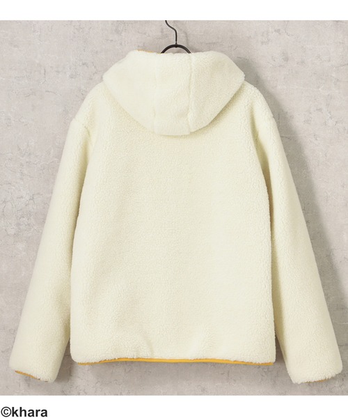 Mac-House（マックハウス）の「EVANGELION エヴァンゲリオン ボアジップパーカー（パーカー・メンズ・ホワイト/ネイビー/ブラック・M/L/XL）」の6枚目の写真