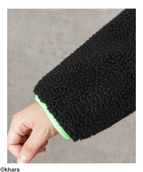 Mac-House（マックハウス）の「EVANGELION エヴァンゲリオン ボアジップパーカー（パーカー・メンズ・ホワイト/ネイビー/ブラック・M/L/XL）」の10枚目の写真