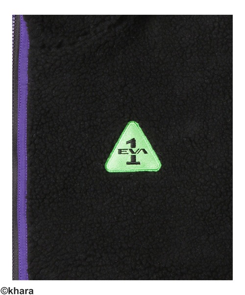 Mac-House（マックハウス）の「EVANGELION エヴァンゲリオン ボアジップパーカー（パーカー・メンズ・ホワイト/ネイビー/ブラック・M/L/XL）」の15枚目の写真