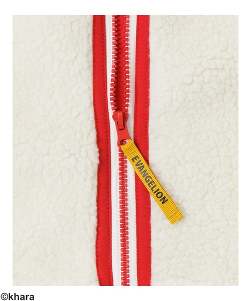 Mac-House（マックハウス）の「EVANGELION エヴァンゲリオン ボアジップパーカー（パーカー・メンズ・ホワイト/ネイビー/ブラック・M/L/XL）」の19枚目の写真