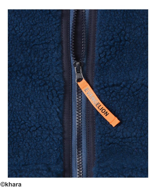 Mac-House（マックハウス）の「EVANGELION エヴァンゲリオン ボアジップパーカー（パーカー・メンズ・ホワイト/ネイビー/ブラック・M/L/XL）」の20枚目の写真