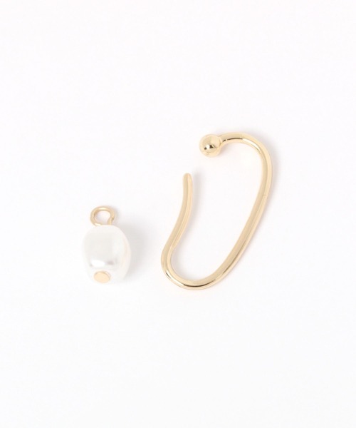 Andemiu（アンデミュウ）の「パールアレンジイヤーカフ189531（イヤーカフ・レディース・グレー系その他/イエロー系その他・FREE）」の5枚目の写真