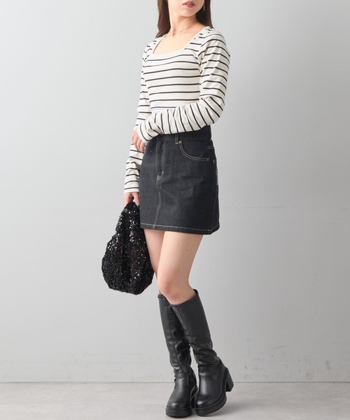 Chico(チコ)の「【2023SS】スパンコール巾着バック(ショルダーバッグ・レディース・アイボリー/ブラック/シルバー・FREE)」の15枚目の写真