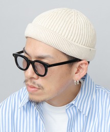 Basiquenti（ベーシックエンティ）の「アクリルコットン ショート ロールワッチ（ニットキャップ/ビーニー）」