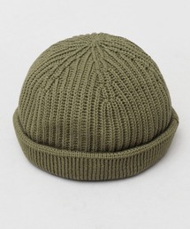 Basiquenti（ベーシックエンティ）の「アクリルコットン ショート ロールワッチ（ニットキャップ/ビーニー）」