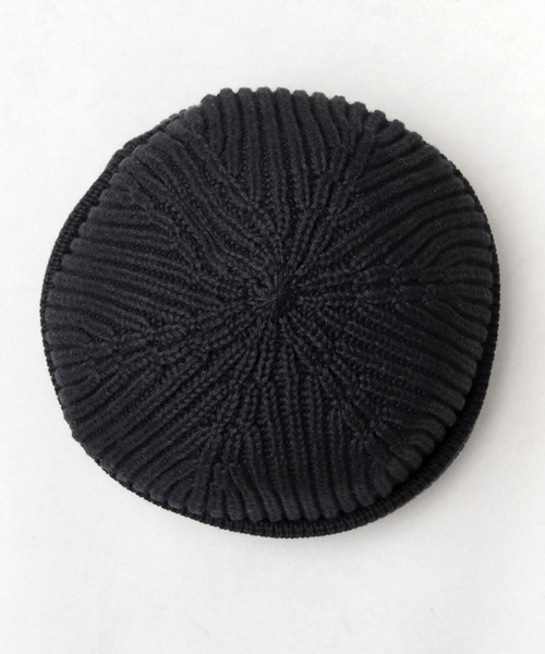 Basiquenti（ベーシックエンティ）の「アクリルコットン ショート ロールワッチ（ニットキャップ/ビーニー・メンズ・ブラック/ベージュ/パープル/ネイビー/グレー/カーキ/ブルー/オフホワイト/ピンク・FREE）」の16枚目の写真