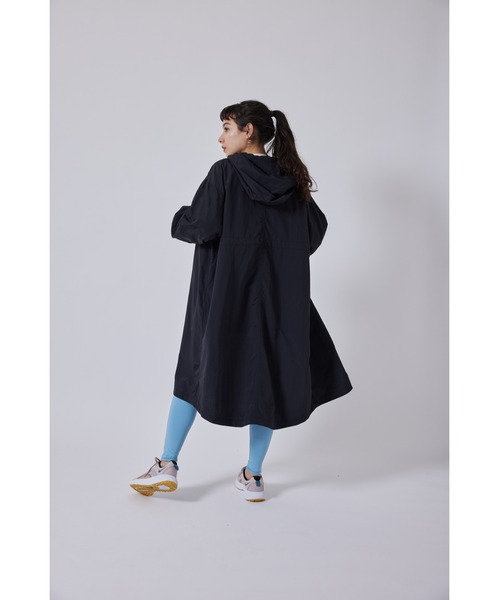 NERGY（ナージー）の「【軽量】ウエストギャザーフード付きロング