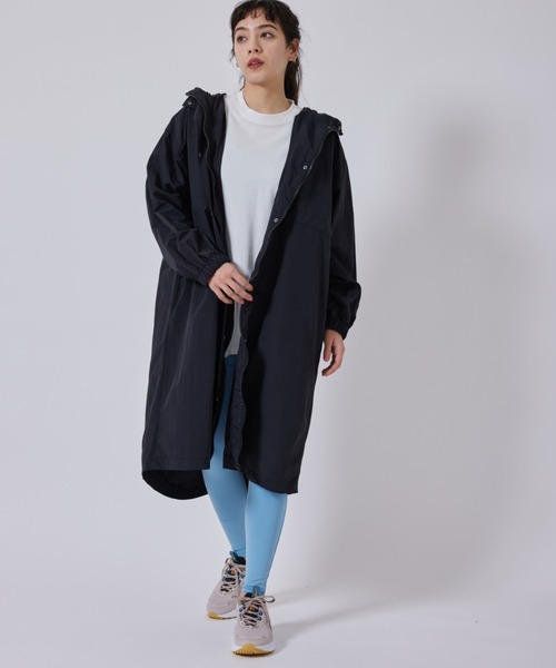 NERGY（ナージー）の「【軽量】ウエストギャザーフード付きロング