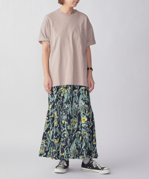 SHIPS(シップス)の「【WEB限定】SHIPS:〈汗染み防止加工〉ビッグシルエット ヘビーウェイト ポケット Tシャツ(Tシャツ/カットソー・メンズ・ベージュ/ホワイト/ブラック/ネイビー/グレー・LARGE/X-LARGE/MEDIUM/SMALL)」の14枚目の写真