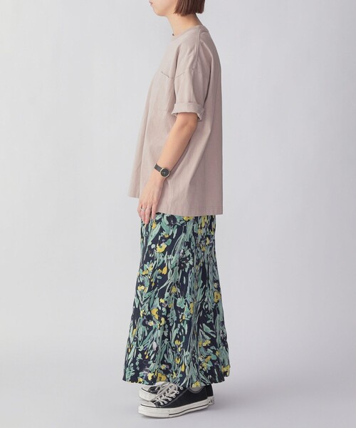 SHIPS(シップス)の「【WEB限定】SHIPS:〈汗染み防止加工〉ビッグシルエット ヘビーウェイト ポケット Tシャツ(Tシャツ/カットソー・メンズ・ベージュ/ホワイト/ブラック/ネイビー/グレー・LARGE/X-LARGE/MEDIUM/SMALL)」の17枚目の写真