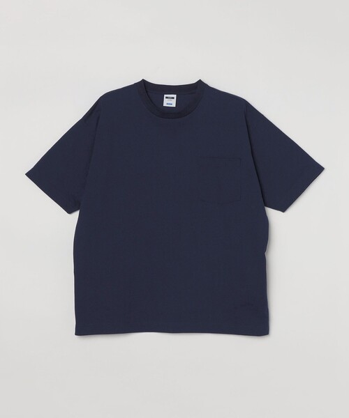 SHIPS(シップス)の「【WEB限定】SHIPS:〈汗染み防止加工〉ビッグシルエット ヘビーウェイト ポケット Tシャツ(Tシャツ/カットソー・メンズ・ベージュ/ホワイト/ブラック/ネイビー/グレー・LARGE/X-LARGE/MEDIUM/SMALL)」の9枚目の写真