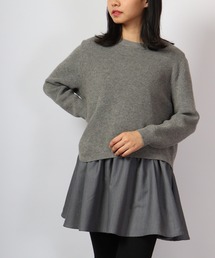 je crois soi ニット&布帛アンサンブル