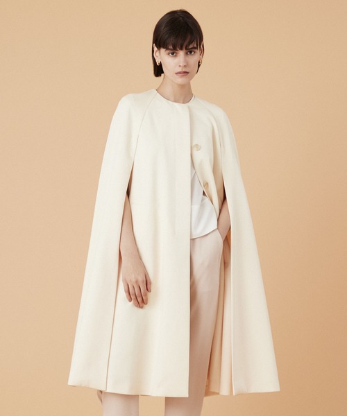 COLUMN ベージュ ケープコート　38 COLUMN ベージュ ケープコート 38 COLUMN ベージュ ケープコート38
