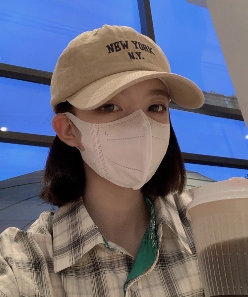 almo（アルモ）の「NY刺繍ロゴCAP【YC】（キャップ・レディース・ネイビー/グリーン/ベージュ/ブラック/ホワイト・FREE）」の12枚目の写真