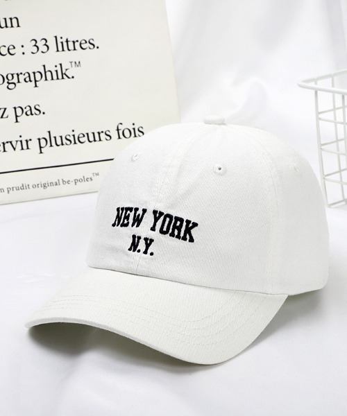 almo（アルモ）の「NY刺繍ロゴCAP【YC】（キャップ・レディース・ネイビー/グリーン/ベージュ/ブラック/ホワイト・FREE）」の15枚目の写真