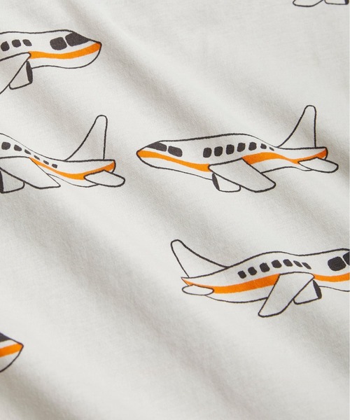 Mini Rodini(ミニロディーニ)の「mini rodini / 飛行機総柄タンクトップ(タンクトップ・キッズ・ダークグレー・104/110/116/122/92/98/80/86/128/134)」の3枚目の写真